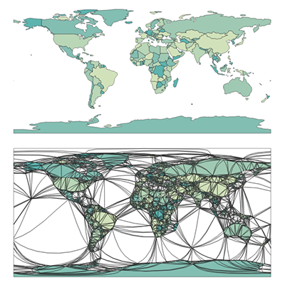 Screenshot of geo triangulate app